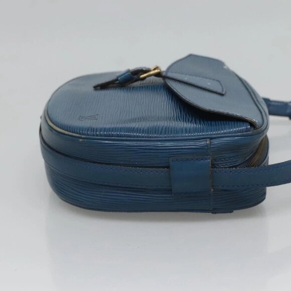 LOUIS VUITTON Epi June Feuille Shoulder Bag Blue - Picture 3 of 16